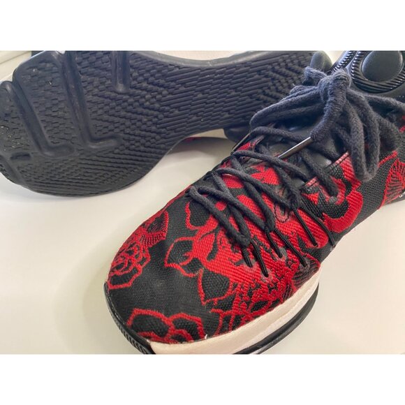Nike KD 8 EXT Sneakers Mens 9.5 Black/Red Floral Kevin Durant‎ Low Top 806393 main image 13